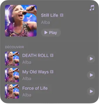 Apple music Alba