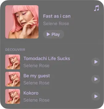 Apple music Selene