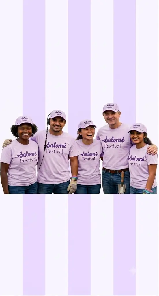 Le staff du Salomé festival