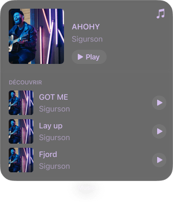 Apple music-sigurson