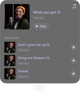 Apple music de Merilia